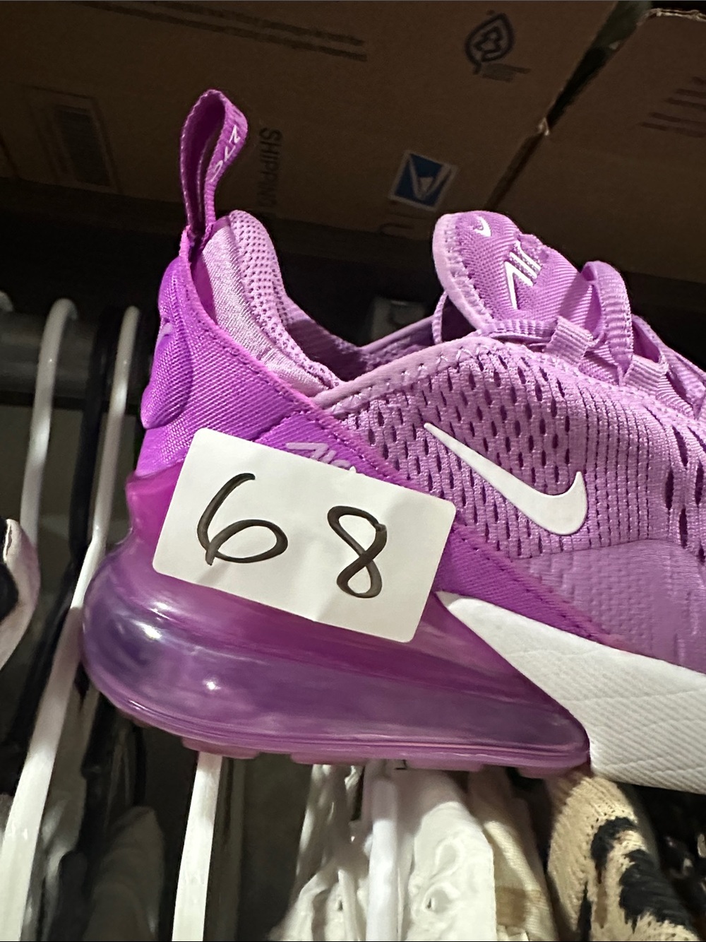Nike Women's Air Max 270 — Lavender/Purple with White Swoosh - Picture 10 of 10